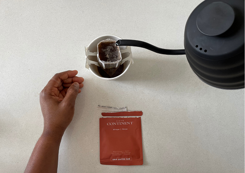 drip bag cafe unique filtre afrique continent