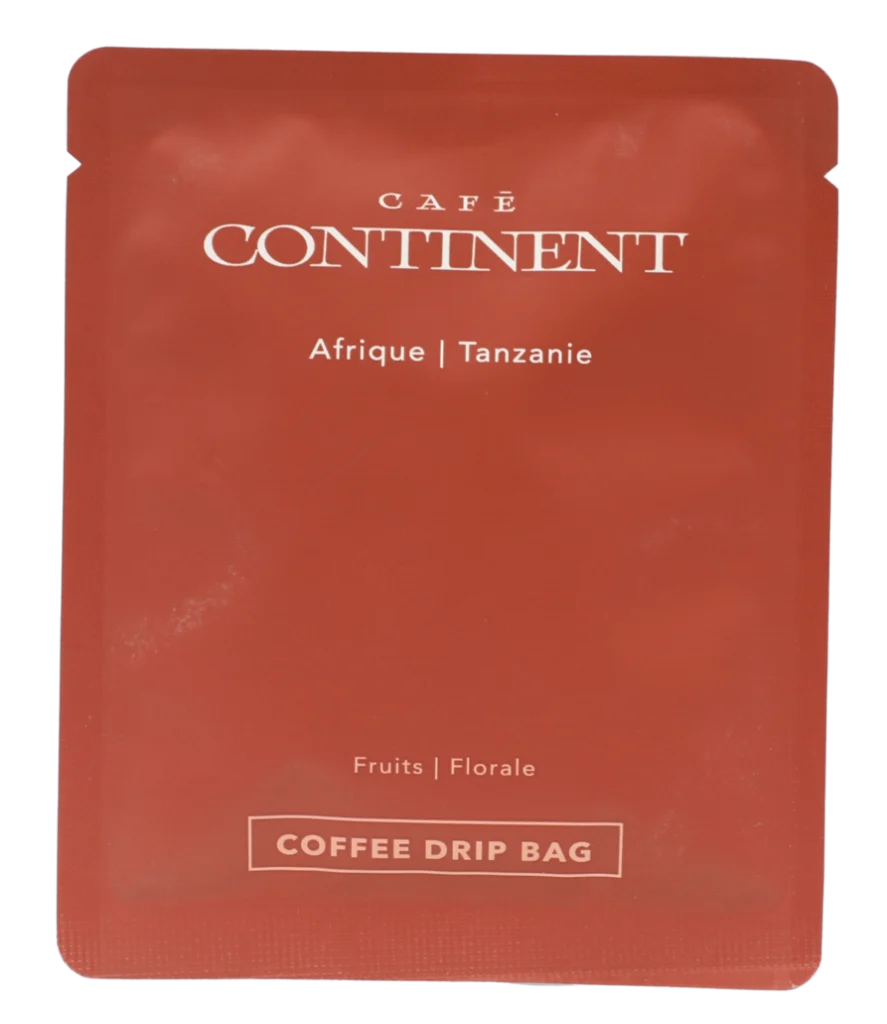 cafe continent drip bag abidjan tanzanie afrique coffee