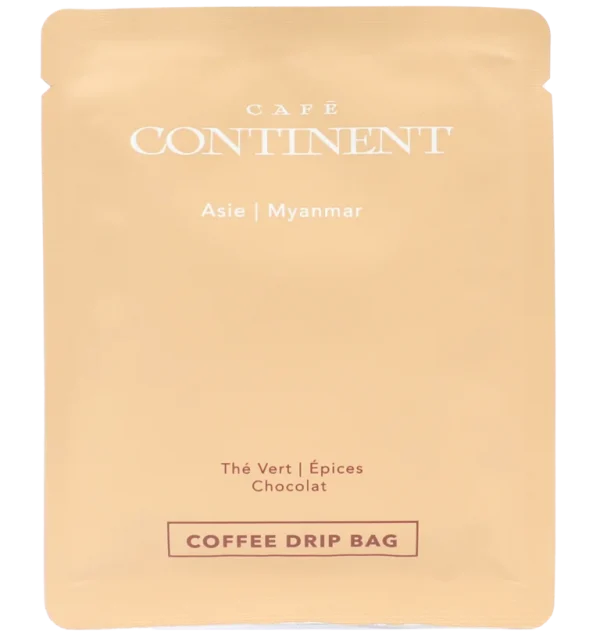 cafe continent drip bag abidjan myanmar afrique coffee