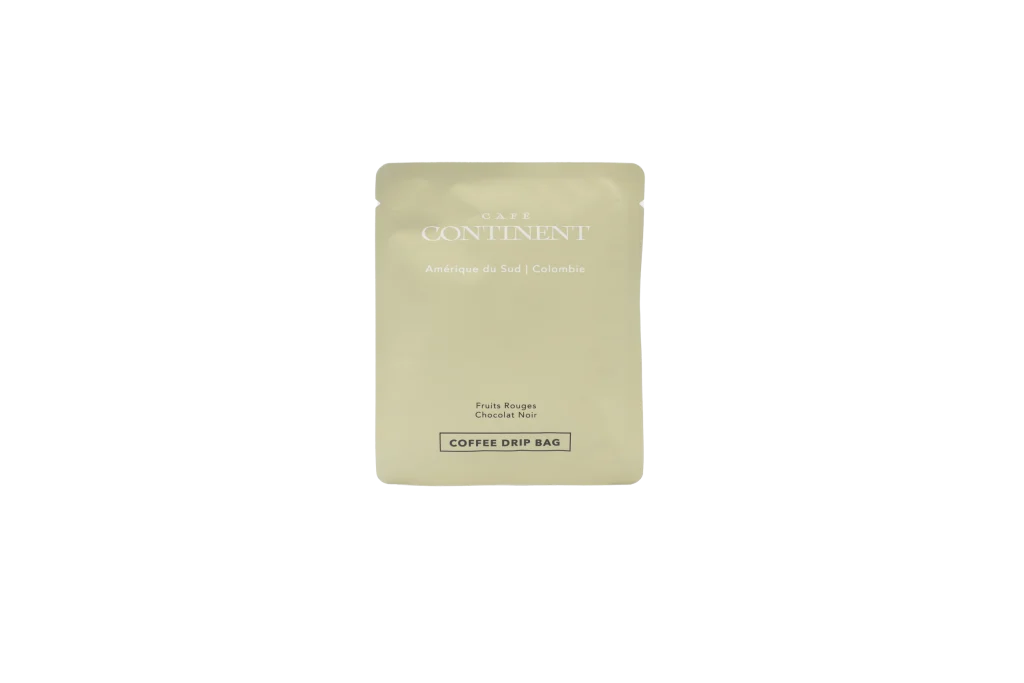 colombie cafe continent drip bag livraison