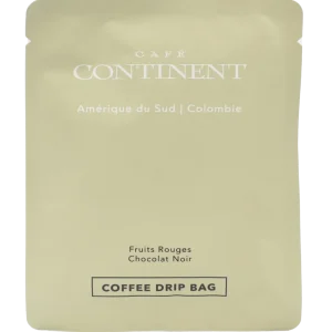 colombie cafe continent drip bag livraison